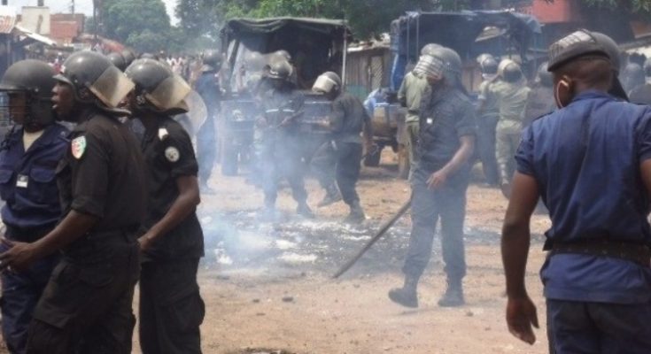 Conakry : Des heurts éclatent entre forces de l’ordre et Manifestants à Wanindara