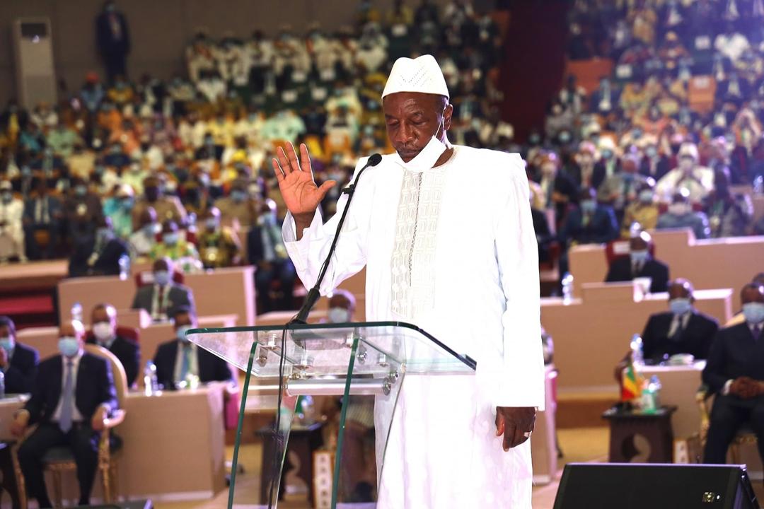 Palais Mohamed V de Conakry: Alpha Condé a prêté serment