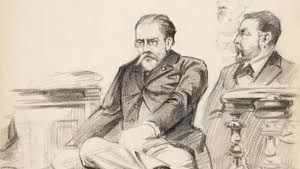 À leur procès, Dreyfus et Zola croqués sur le vif