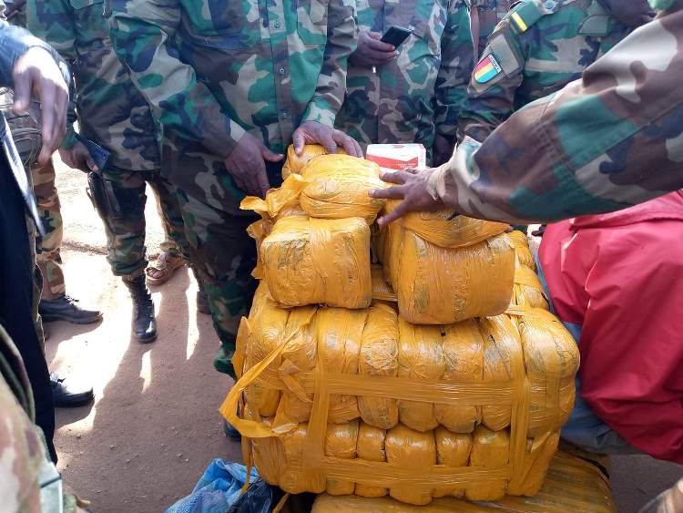 Kankan : Un père de famille arrêté avec plus de 300 kg de drogue