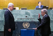 António Guterres, reconduit pour un 2e mandat de Secrétaire général, appelle à une nouvelle ère de solidarité