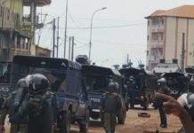 Reprise des manifestations sur la route le Prince : Wanindara sous haute surveillance