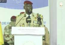 Colonel Doumbouya à la remise officielle du rapport synthèse des Assises nationales : « Nous ne reculerons devant personne ….. »