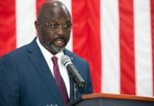 Liberia: des proches du président George Weah sanctionnés par les États-Unis