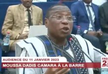 Moussa Dadis Camara à la barre:« A la date du 28 septembre 2009, l’armée guinéenne était composée des éléments incontrôlables »