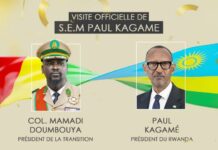 Visite du président Paul Kagamé du Rwanda à Conakry : voici le communiqué conjoint